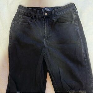 Hollister Women's Black Ultra High Rise Vintage Straight Jeans